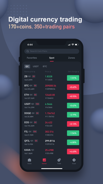 ZB Pro: Buy BTC, ETH, Doge Screenshot
