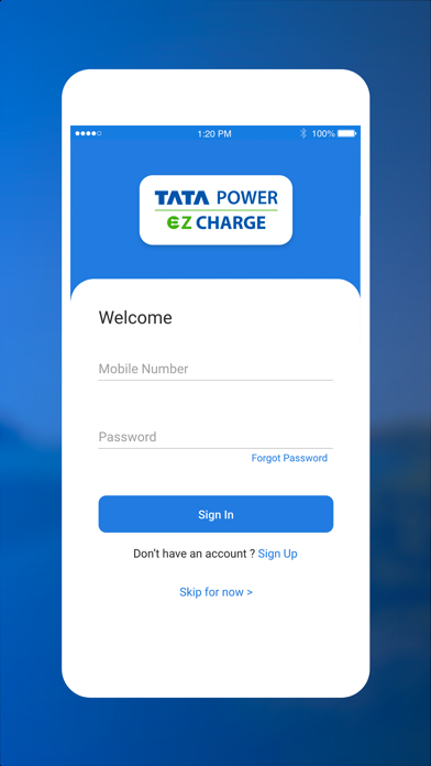 Screenshot #1 pour Tata Power EZ Charge