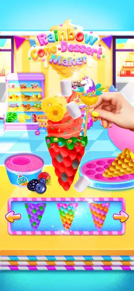 Game screenshot Rainbow Cone Dessert Maker hack