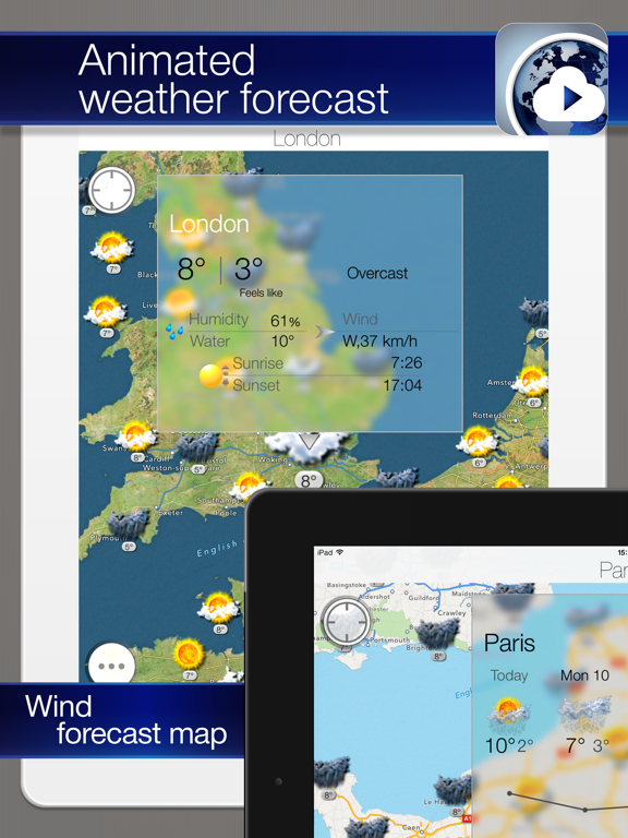 Screenshot #4 pour Prévisions météo et vent