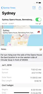 Sunrise Times screenshot #3 for iPhone