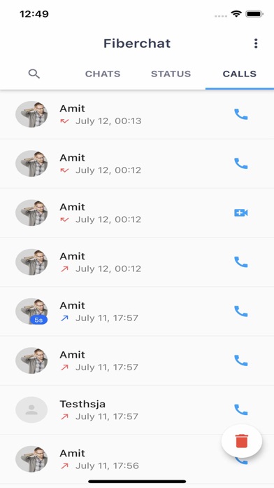 Fiberchat - Messenger Theme Screenshot