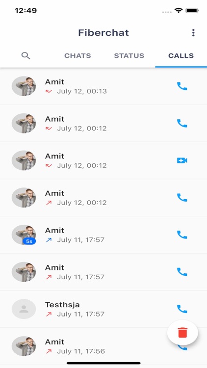 Fiberchat - Messenger Theme screenshot-3