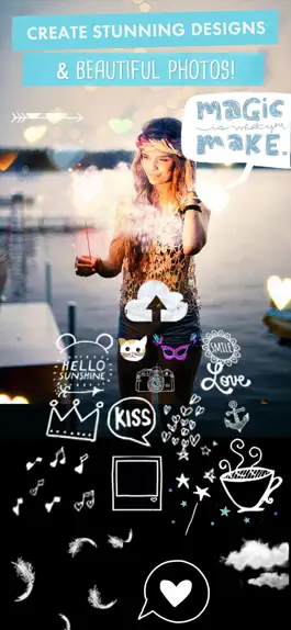 Game screenshot PicCandy - Cute Doodles, Fonts mod apk