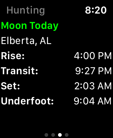 Screenshot #13 for Solunar Best Hunting Times