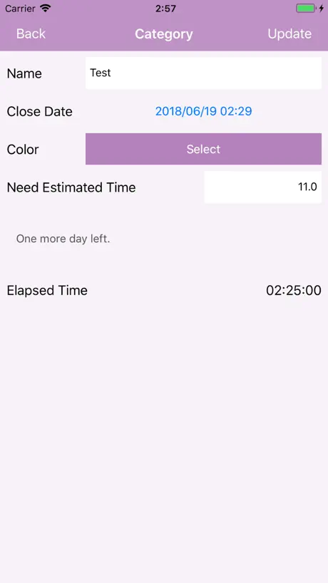 Targets - Time management app