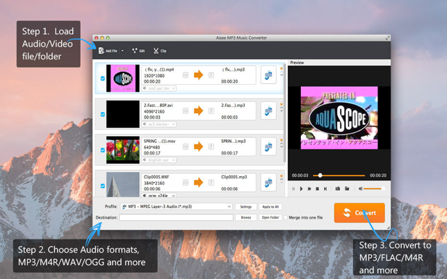 ‎MP3 Music Converter - Aisee Screenshot