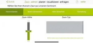 Zaunteam fence planner screenshot #2 for iPhone