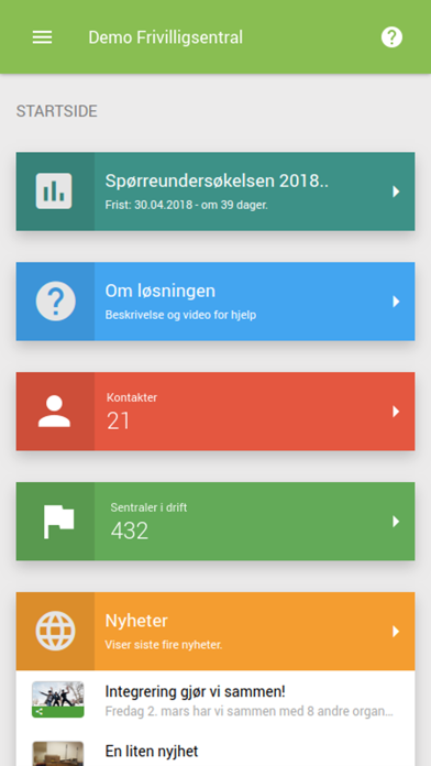 Screenshot #2 pour Frivilligsentral