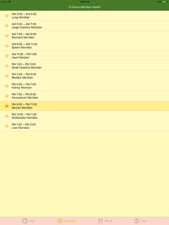Screenshot #5 pour Meridian Health Clock