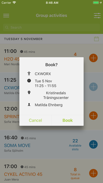 Kristinedals Träningscenter Screenshot