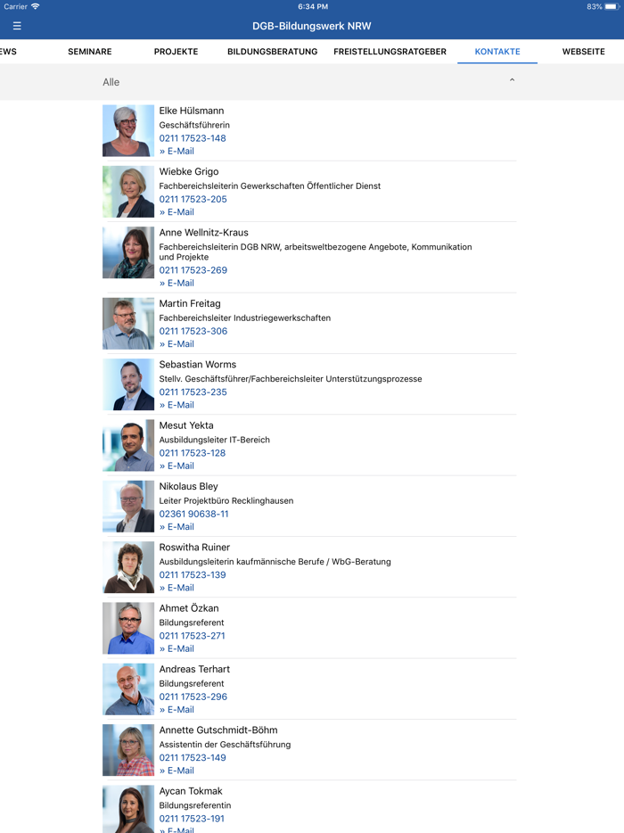 DGB Bildungswerk NRW Seminare