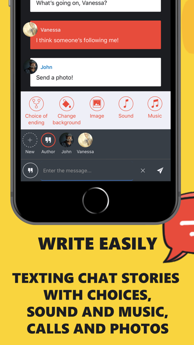 Mistory: Text Chat Story Maker Screenshot