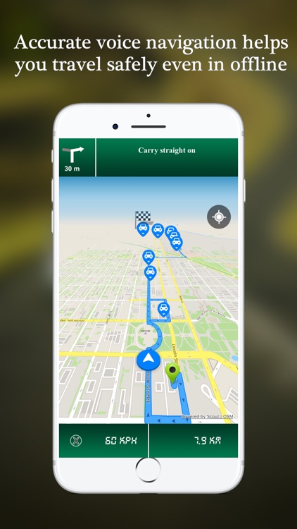 Offline Map Navigation Tracker