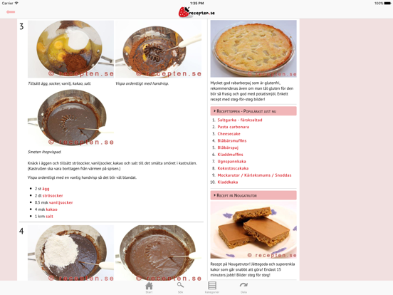 Screenshot #4 pour recepten.se