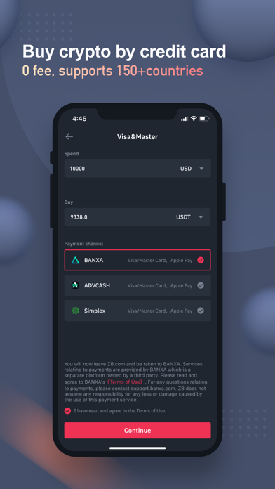 ZB Pro: Buy BTC, ETH, Doge Screenshot
