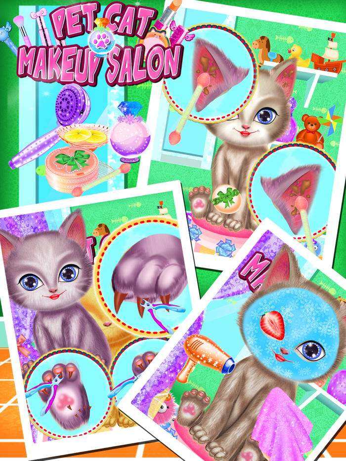 Pet Cat Makeup Salon-Girl Game