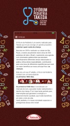 F&oacute;rum de Pediatria Captura de tela 2