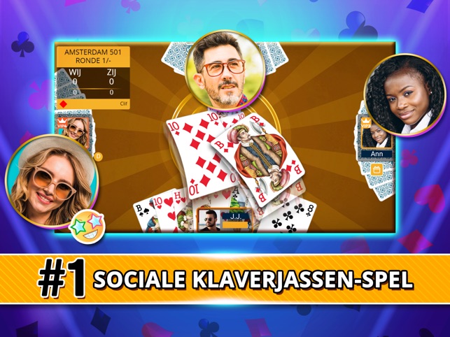 VIP Games: Klaverjassen Online in de App Store