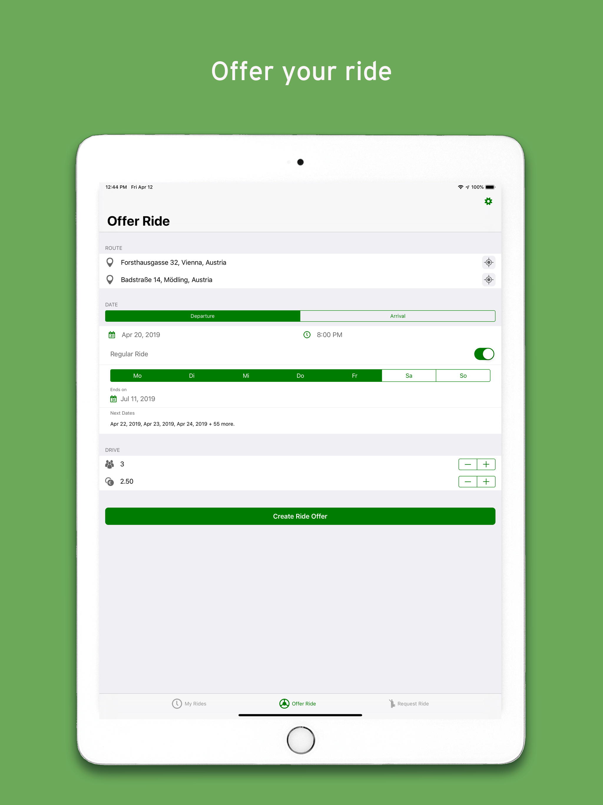 Greendrive Mitfahrgelegenheit screenshot 12