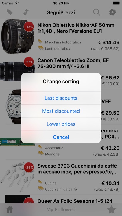 SeguiPrezzi screenshot-4
