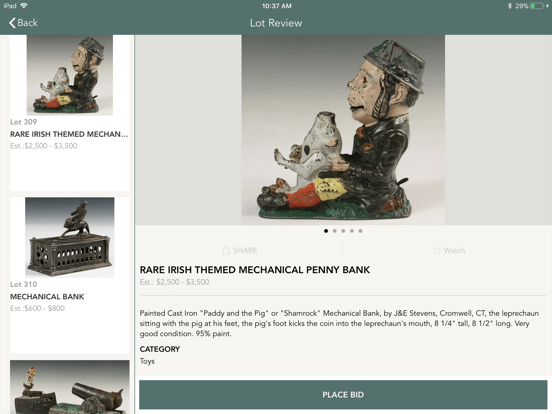 Screenshot #6 pour Thomaston Auction