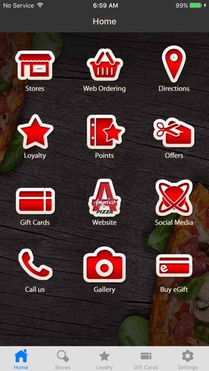 Angelo’s Pizza App