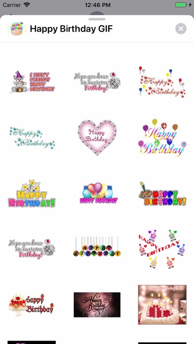 Happy Birthday GIF Screenshot