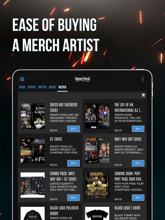 Screenshot #4 pour Snoop Dogg Official Fan App