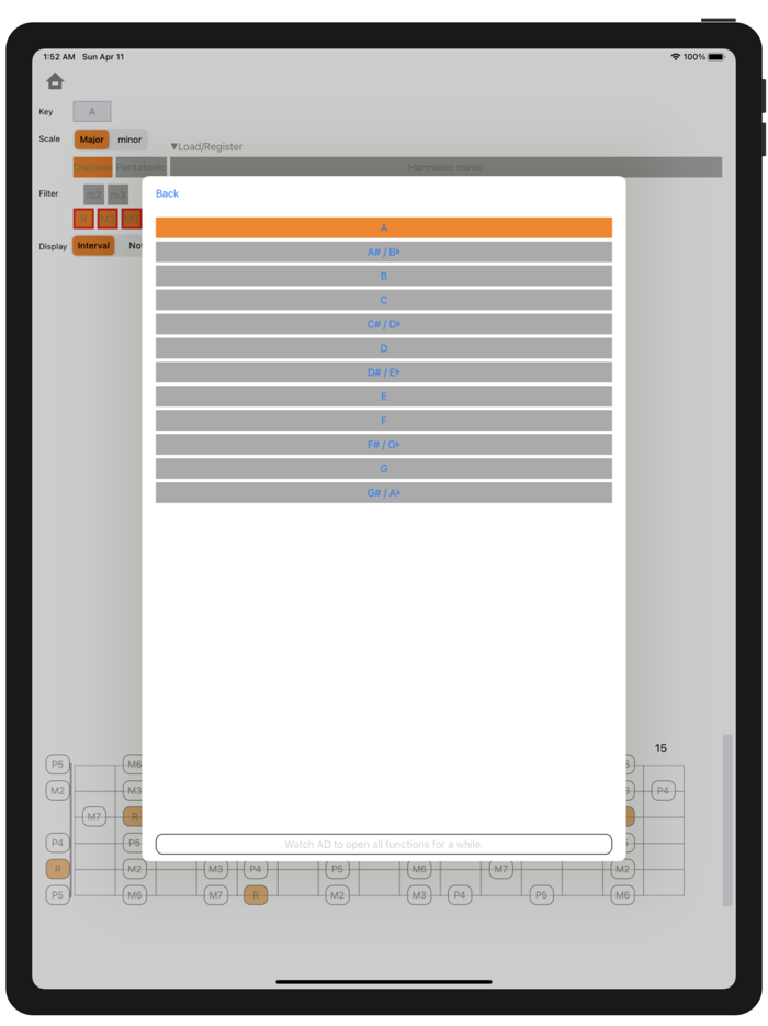 Simple Diagram - Guitar Scale