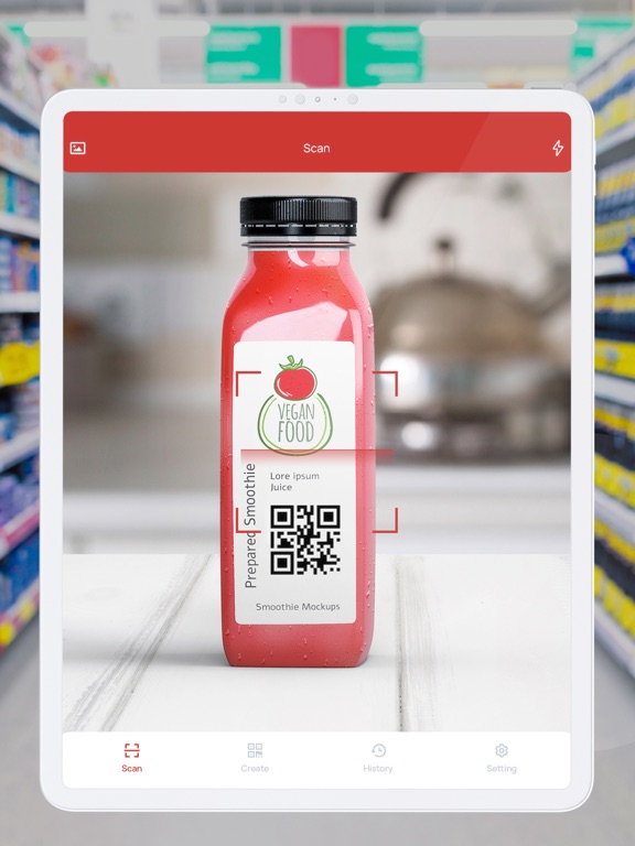 QR Code Photo Scanner iPad screenshot 4 - Utilities app