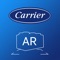 The Carrier AR application enables the user to choose between models in the new Carrier product range