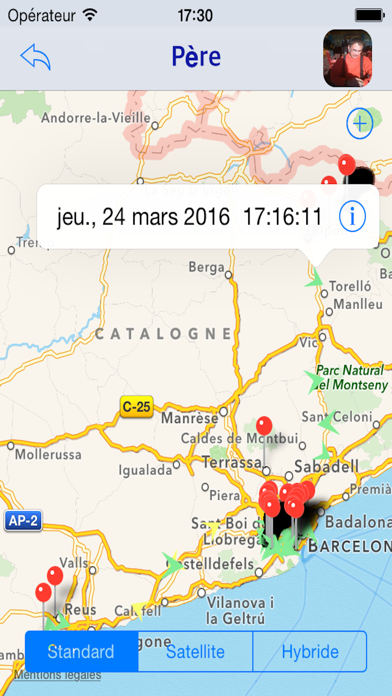 Screenshot #1 pour Localiser Amis et ma Famille