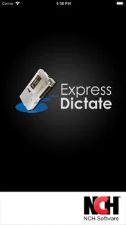 express dictate dictation app iphone screenshot 1