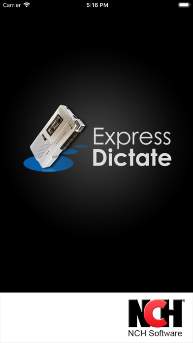 Screenshot #1 pour Express Dictate Dictation App