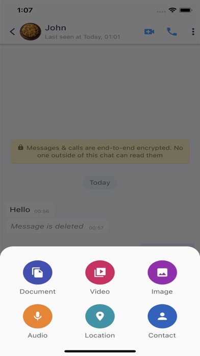 Fiberchat - Messenger Theme Screenshot