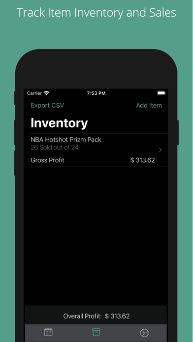 eRevenue - Profit Tracker Screenshot