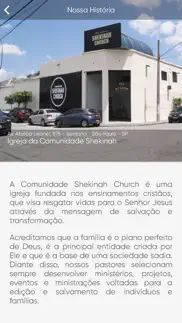 igreja shekinah iphone screenshot 2