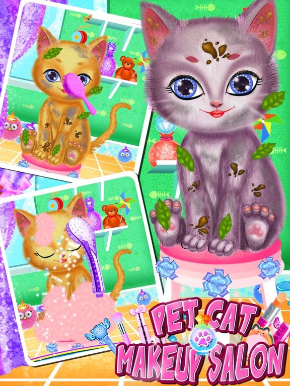 Screenshot #6 pour Pet Cat Makeup Salon-Girl Game
