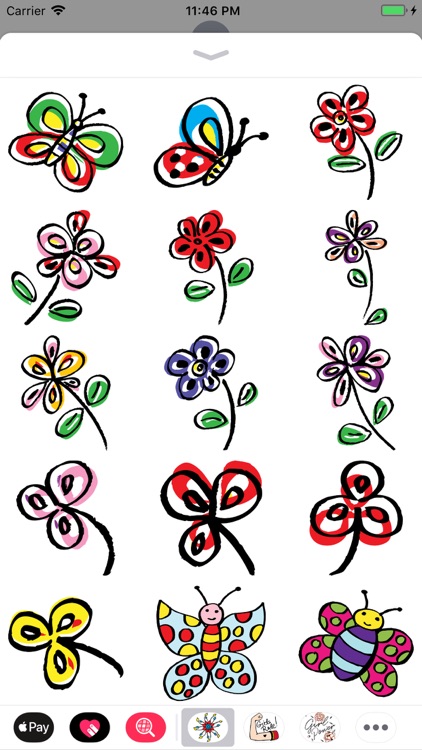 Hand Drawn Flower Collection screenshot-5