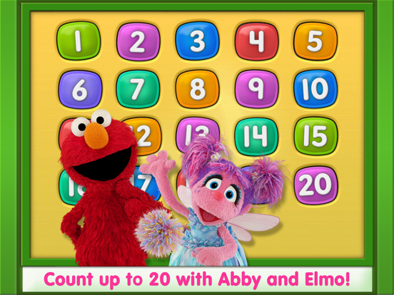 Elmo Loves 123s iPad app afbeelding 1