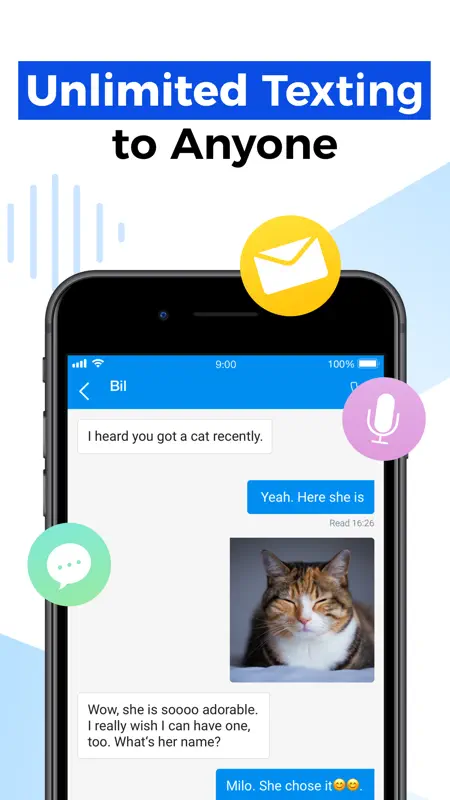 Call & Text App - Dingtone screenshot 3 of 10