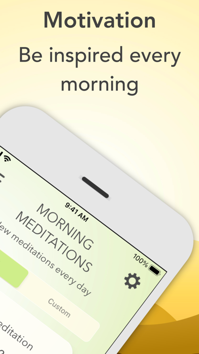 Morning Meditations Screenshot