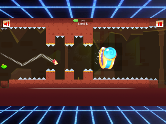 Square Dash GeoMetry jump fast iPad screenshot