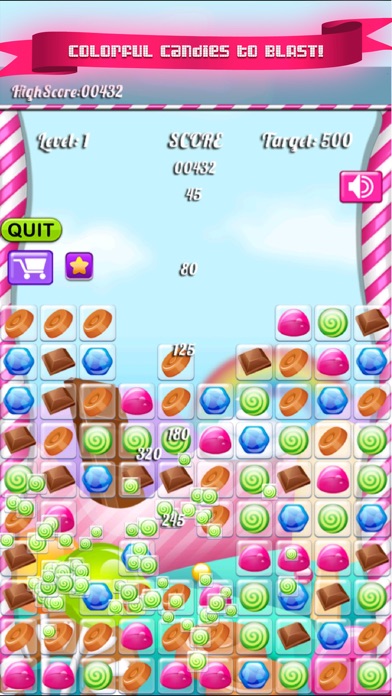 Jelly Candy Chocolate Sweet Blast screenshot 1