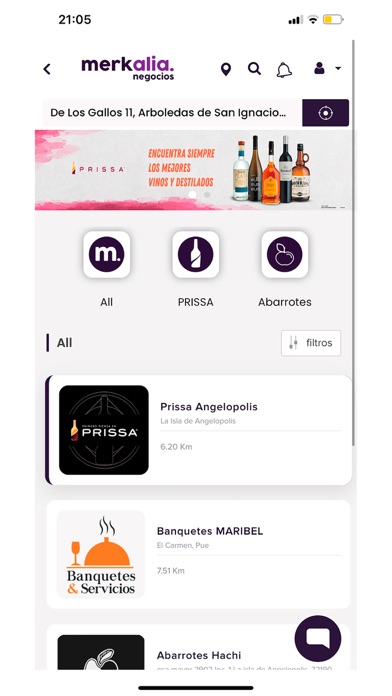Merkalia Negocios Screenshot