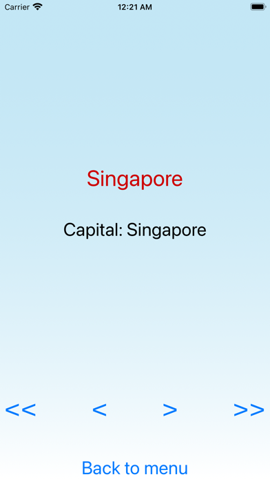 National capital cities - quiz Screenshot
