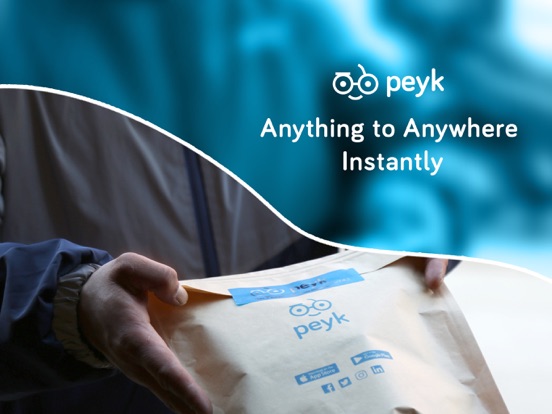 Peyk - The instant couriers iPad screenshot 1 - Travel app