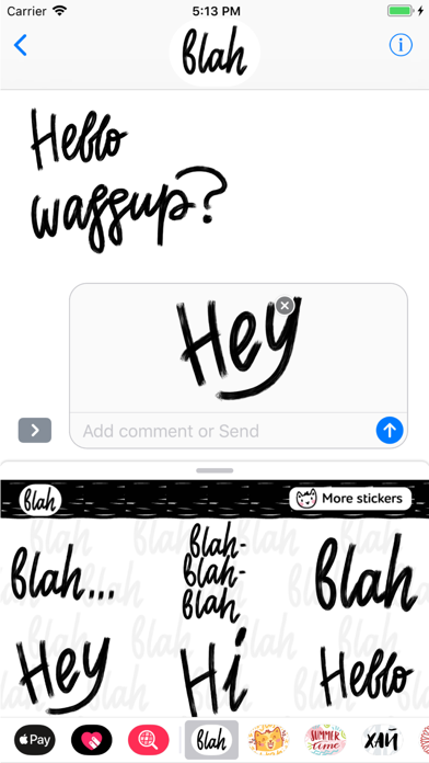 How to cancel & delete Blah blah blah... from iphone & ipad 2