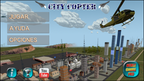 City Copter - Skill game screenshot